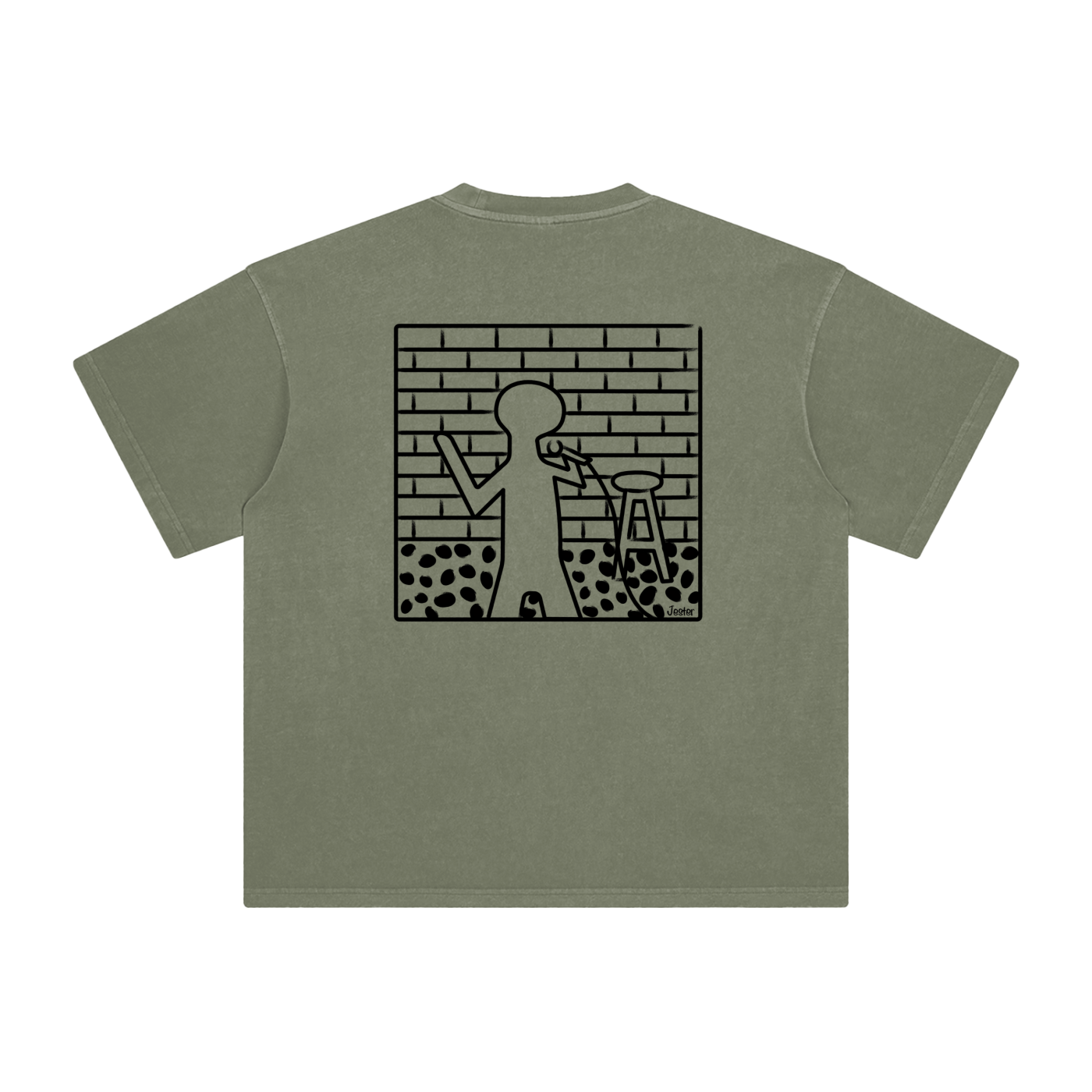 Jester Keith Comedian Sketch Pocket Tee - Vintage Washed #R00108