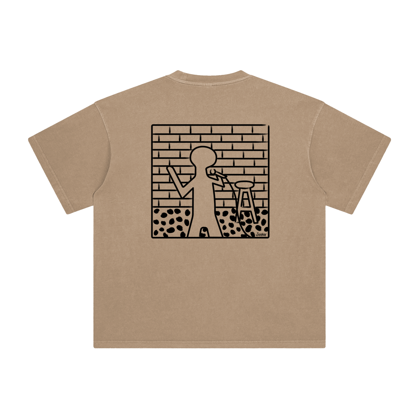 Jester Keith Comedian Sketch Pocket Tee - Vintage Washed #R00108