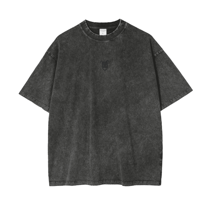 Jester Logo Acid Wash Oversize T-Shirt - 250 GSM