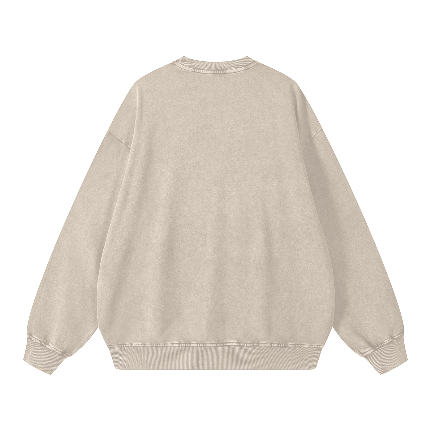 Jester Chest Logo Snow Washed Oversized Sweatshirt