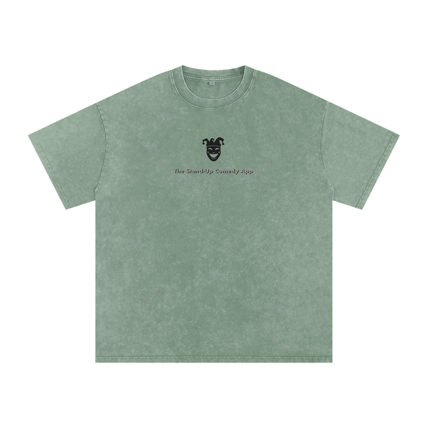 Jester Chest Logo w Text Snow Washed Oversized T-Shirt