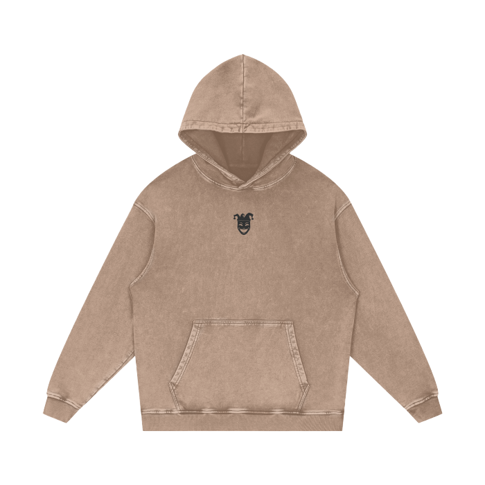 Jester Logo Acid Wash Oversize Hoodie - 420 GSM