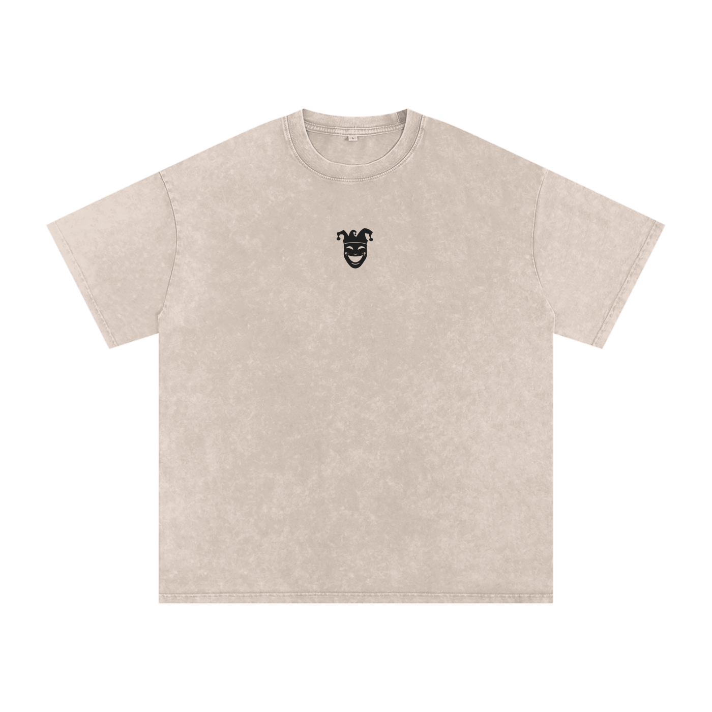 Jester Chest Logo Snow Washed Oversized T-Shirt