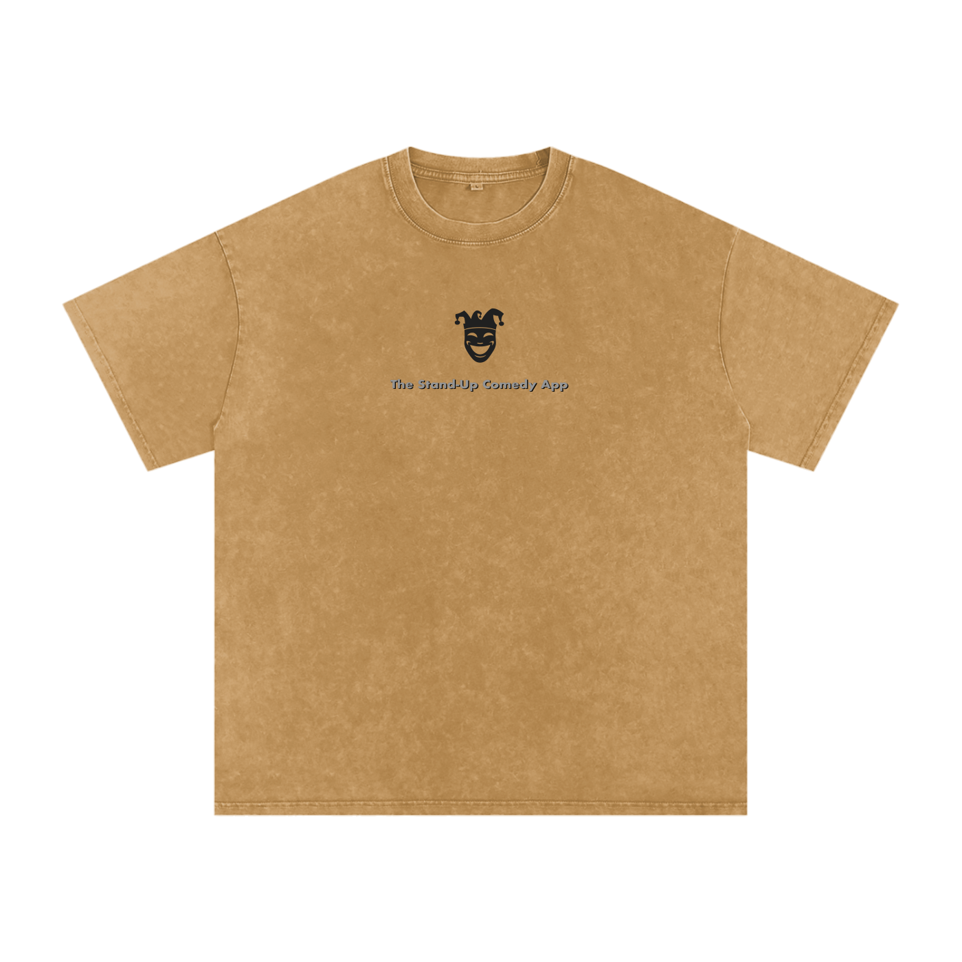 Jester Chest Logo w Text Snow Washed Oversized T-Shirt