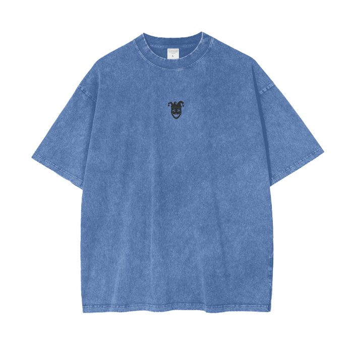 Jester Logo Acid Wash Oversize T-Shirt - 250 GSM