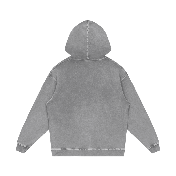 Jester Logo Acid Wash Oversize Hoodie - 420 GSM